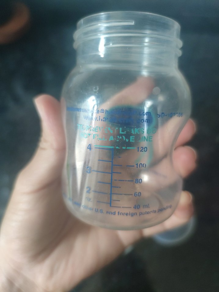 Pembe Bebek Biberonu ve Kapaklı Saklama Kabı - Görsel 5