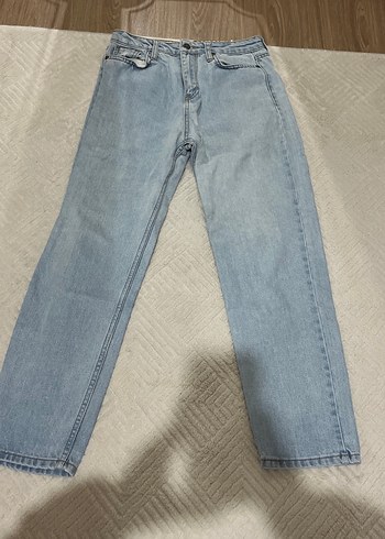 Diğer Acik Mavi Rahat Kesim Denim Jean