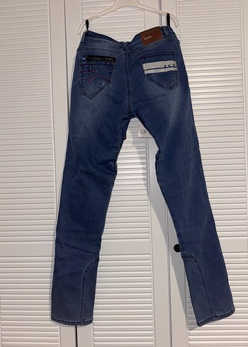 Diğer Koyu Mavi Dar Kesim Denim Jean