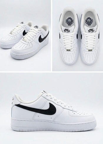 Nike Siyah Swooshlu Beyaz Sneaker