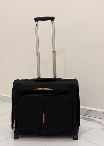 Samsonite Mcs Fermuarli Siyah Erkek Valiz Kilit Hediyeli