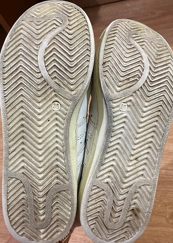 Beyaz Kadın Spor Ayakkabı - Düz Taban - Görsel 4