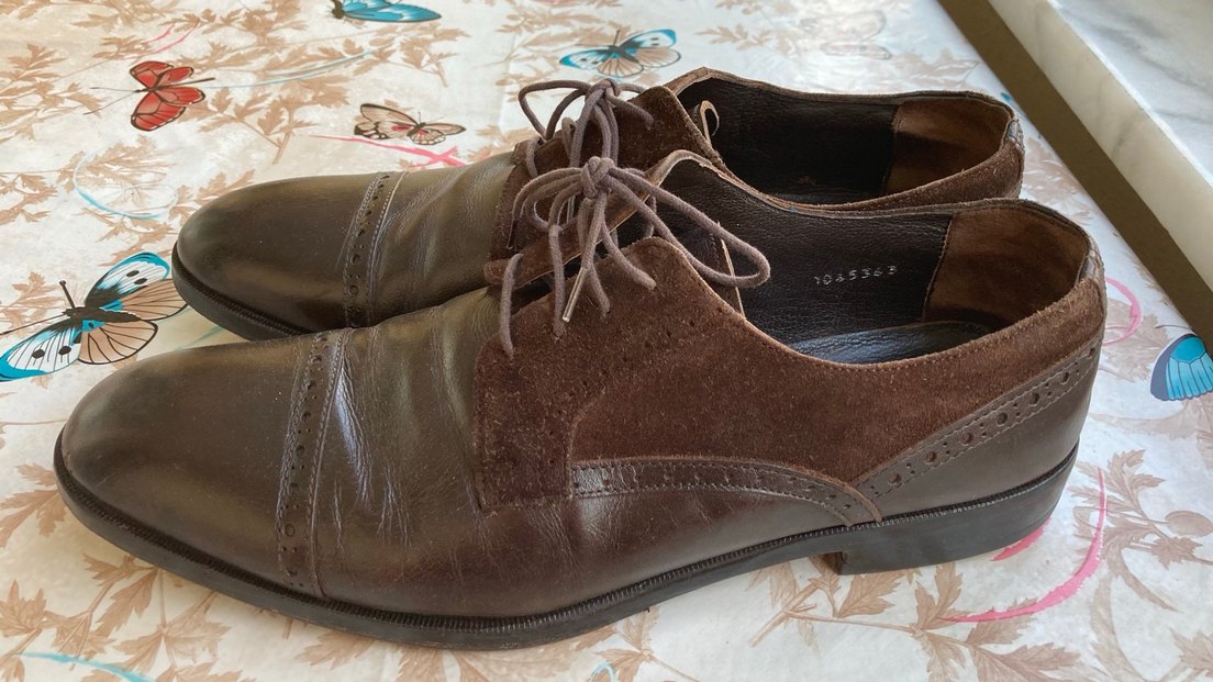 Kahverengi Süet Deri Klasik Erkek Ayakkabısı - Görsel 5