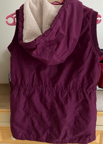 Düğmeli Mor Kadın Yelek - Görsel 5