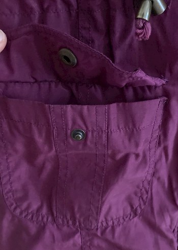 Düğmeli Mor Kadın Yelek - Görsel 2