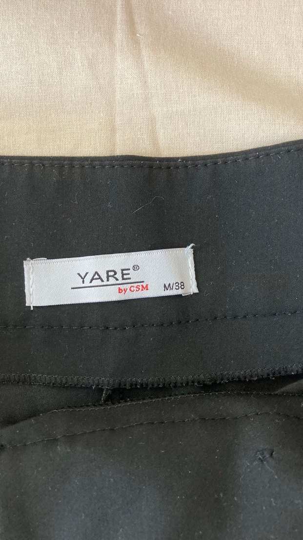 Kadın Siyah Midi Kumaş Pantolon - Görsel 4