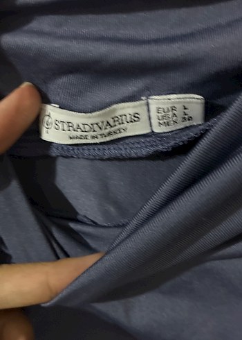 Stradivarius Lacivert Basic Ust