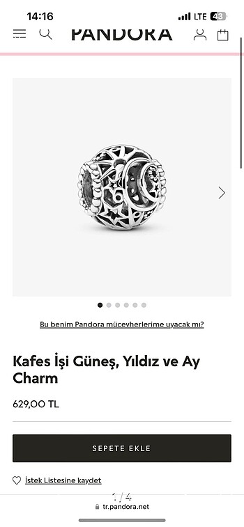 Ay Yıldız Charm Orjinal