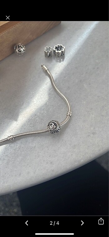 Pandora Ay Yıldız Charm Orjinal