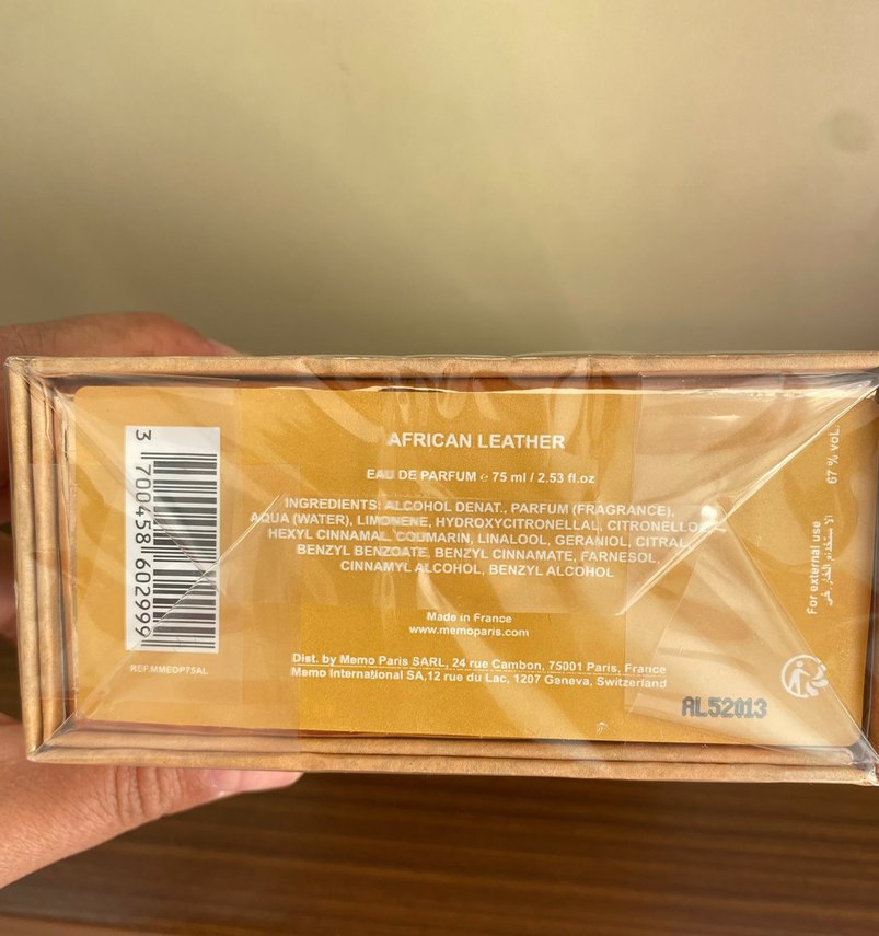 Memo Paris African Leather  Şıklığın ve Gücün Parfümü 100 ml — görsel 4/5