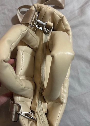 Beyaz Deri Kadın Çanta - Görsel 2