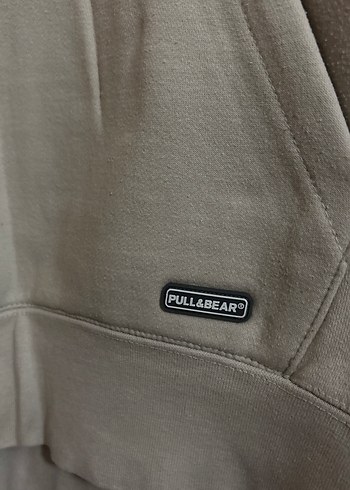 Bej Kapüşonlu Rahat Kesim Kadın Sweatshirt - Görsel 2