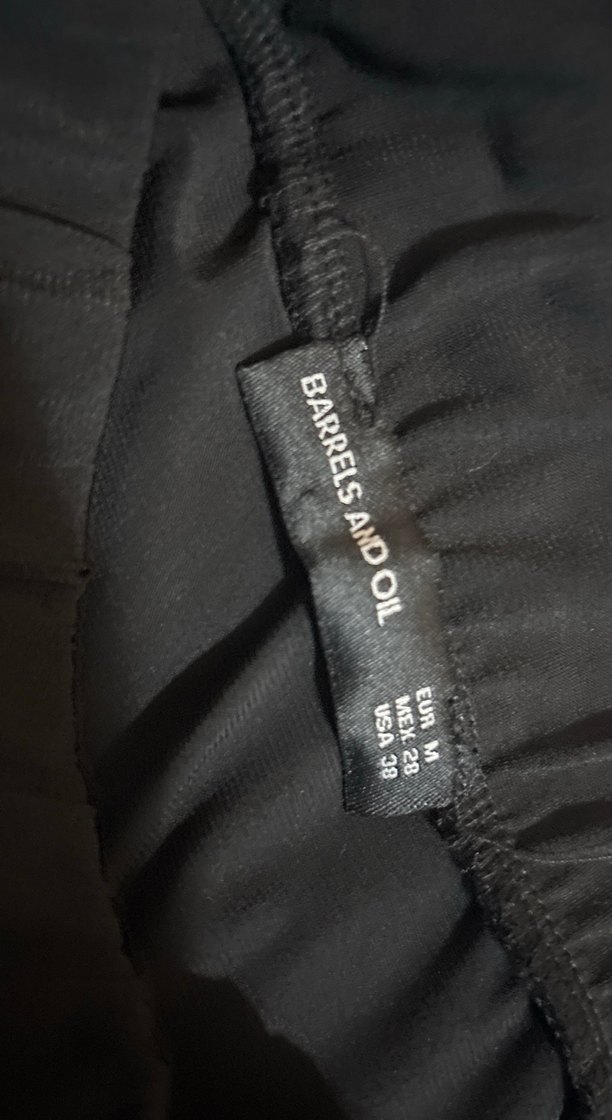 Yırtmaçı Ayarlanabilir Siyah Uzun Etek - Görsel 4