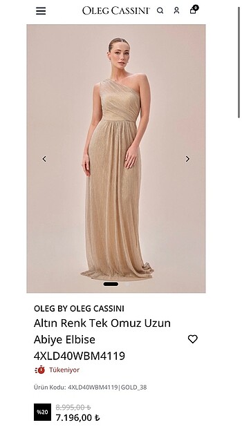 OLEG CASSINI ABİYE