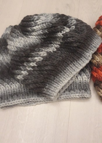 Bohem Tarzı Örgü Kadın Bere - Görsel 3