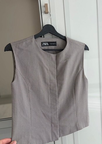 Zara Ekose Desenli Ceket