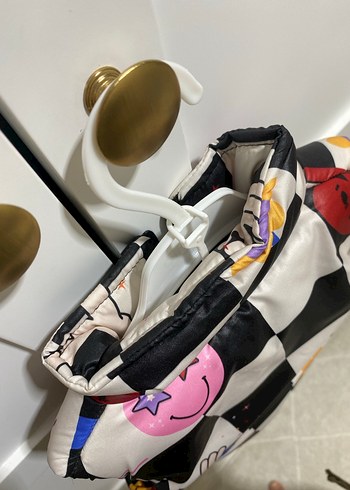 12-18 ay Düğmeli Kareli Kız Çocuk Yeleği - Görsel 4