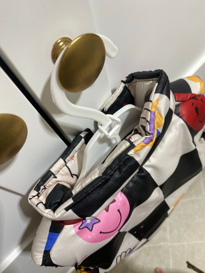 12-18 ay Düğmeli Kareli Kız Çocuk Yeleği - Görsel 4