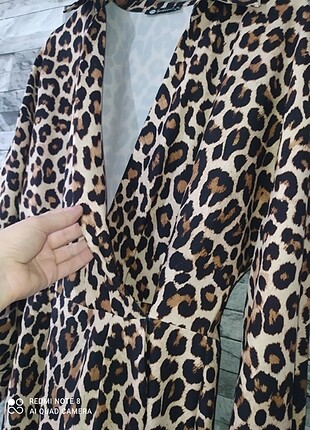 universal Beden Leopar Tunik
