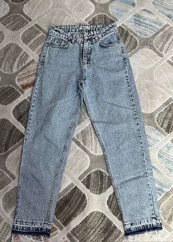 Addax Acik Mavi Yuksek Bel Denim Jean