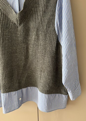 Zara Zara model oversize gömlek Süveter