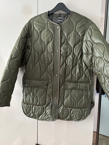 Mango haki parka
