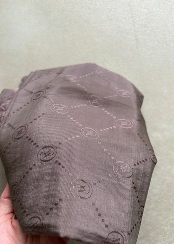 Kahverengi vakko şal - Görsel 4