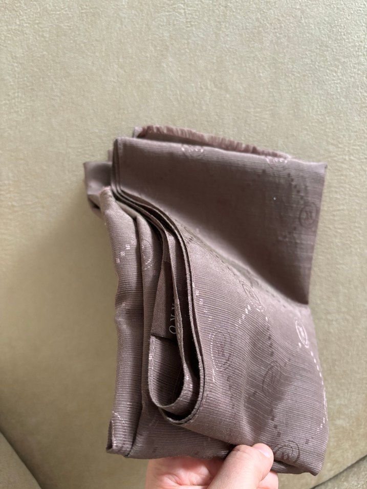 Kahverengi vakko şal - Görsel 2