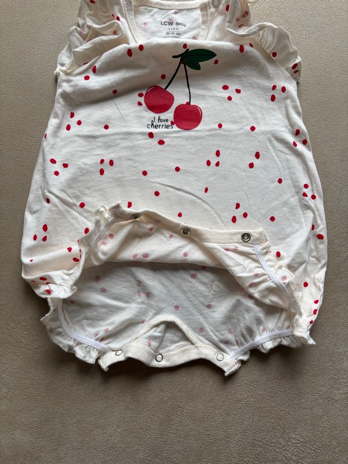 Kız Bebek  Fırfırlı Tulum - Görsel 3