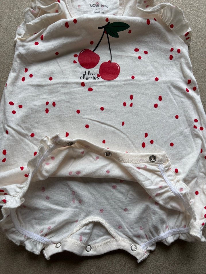 Kız Bebek  Fırfırlı Tulum - Görsel 2