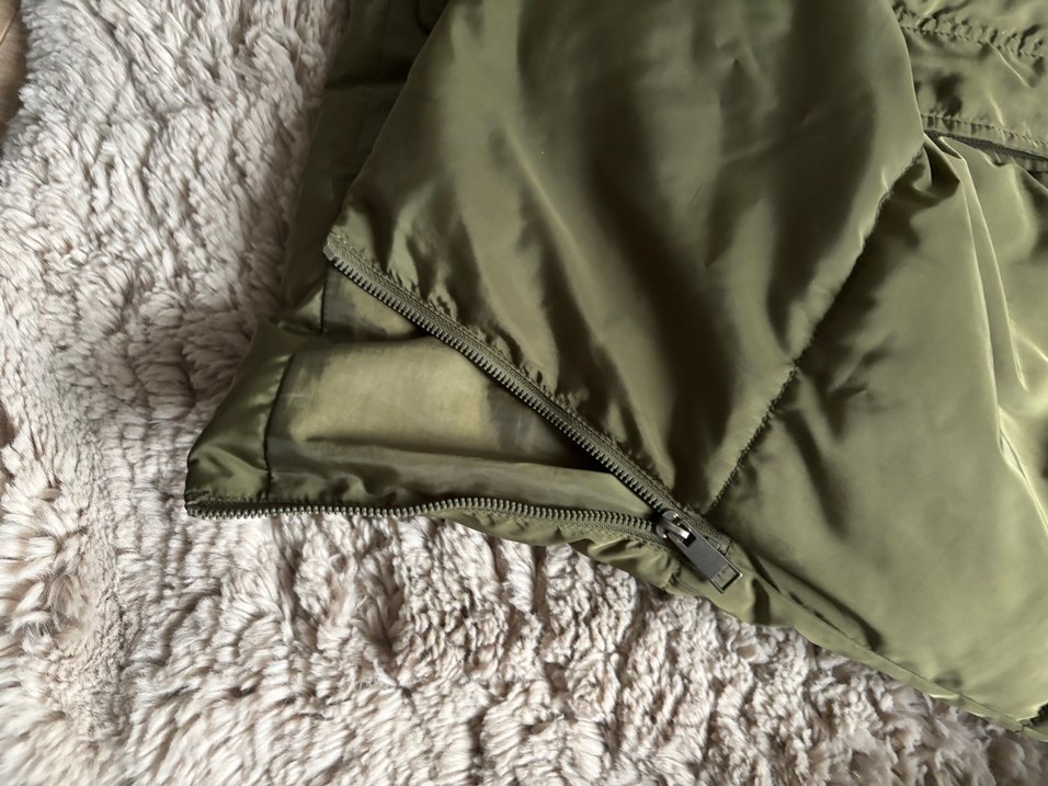 Kadın Haki Kapüşonlu Mont - Görsel 4