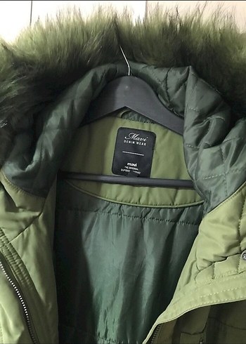 Haki şişme mont - Görsel 6