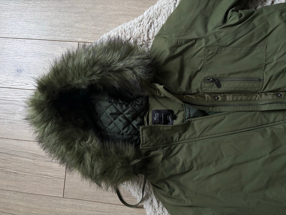 Haki şişme mont - Görsel 2