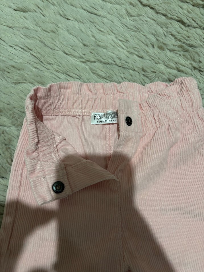 Kız bebek kadife pantolon - Görsel 2