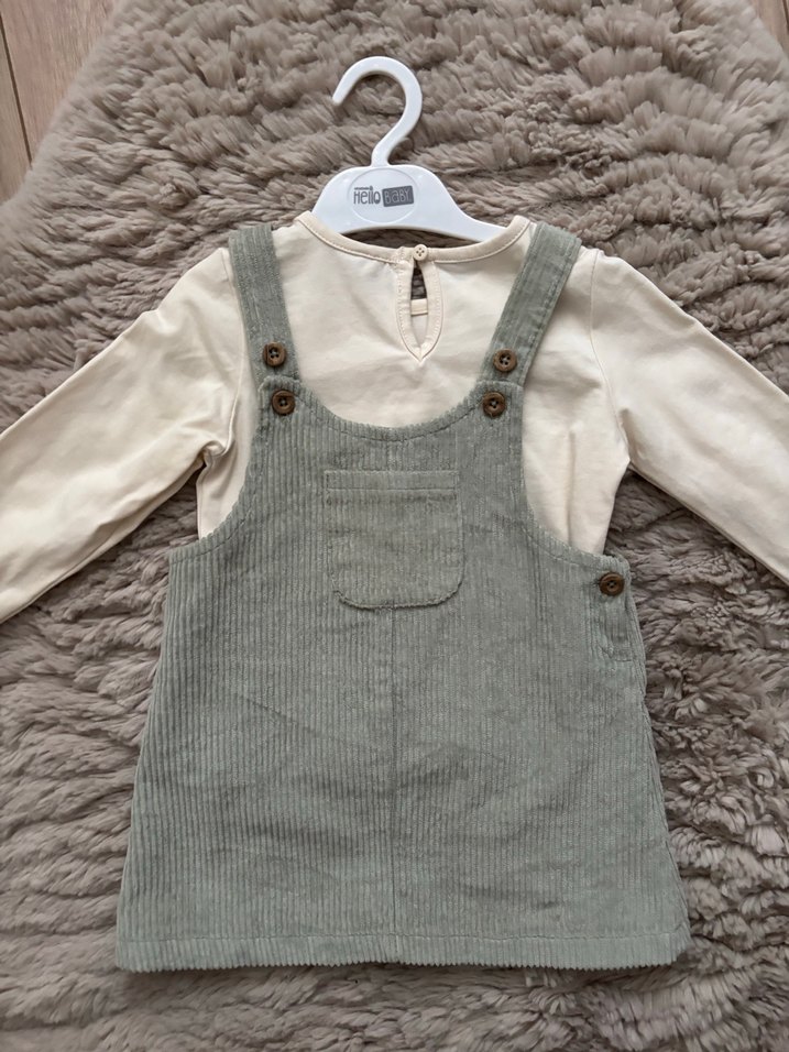 Kız Çocuk kadife Elbise - Görsel 4