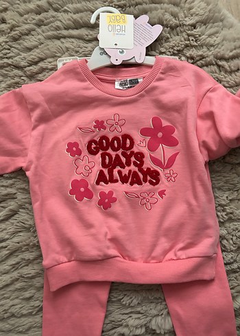 Kız Bebek ikili eşofman Takımı - Görsel 3