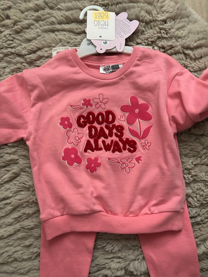 Kız Bebek ikili eşofman Takımı - Görsel 3