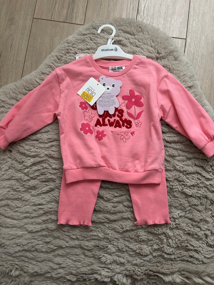 Kız Bebek ikili eşofman Takımı - Görsel 4