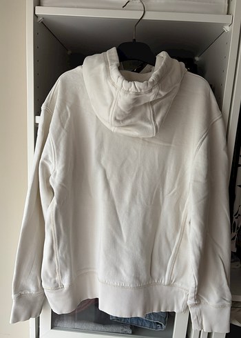 Tommy Hilfiger Tommy Hilfiger Beyaz Kapüşonlu Sweatshirt