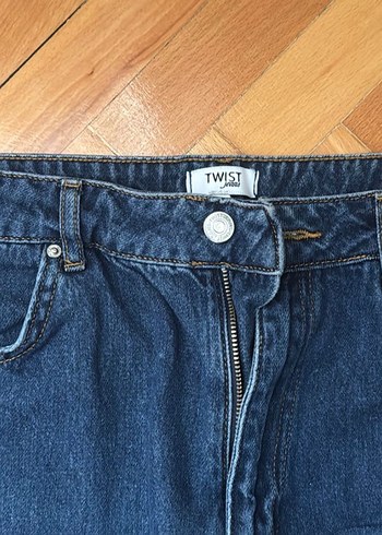 Twist Koyu Mavi Denim Kadin Jean