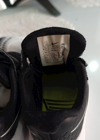 Erkek Çocuk Siyah Cırt Cırtlı Spor Ayakkabı - Görsel 6