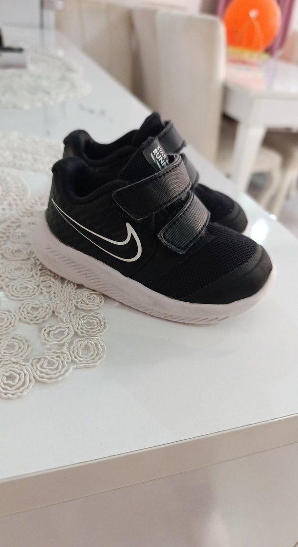 Erkek Çocuk Siyah Cırt Cırtlı Spor Ayakkabı - Görsel 5