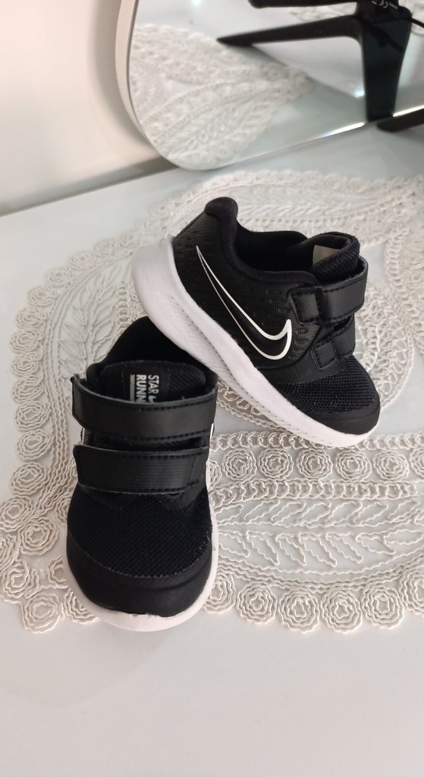 Erkek Çocuk Siyah Cırt Cırtlı Spor Ayakkabı - Görsel 3