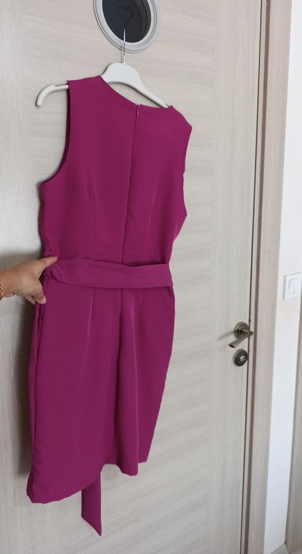 Pembe Mini Kemerli Kolsuz - Görsel 3