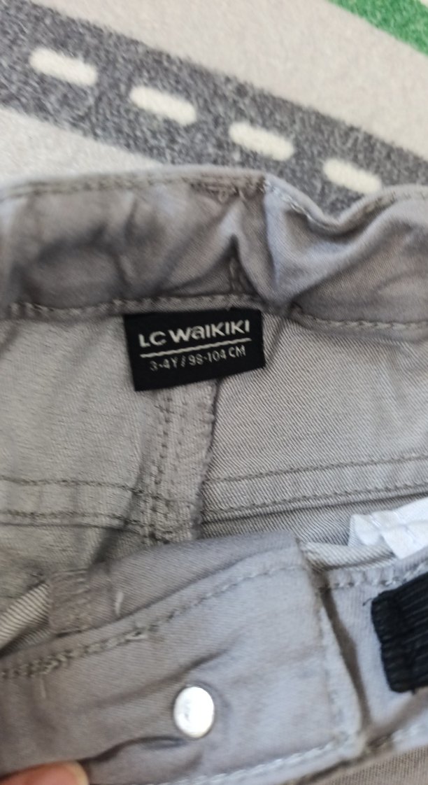 Gri Erkek Çocuk Denim Pantolon - Görsel 3