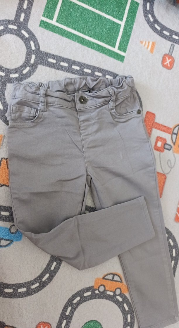 Gri Erkek Çocuk Denim Pantolon - Görsel 2