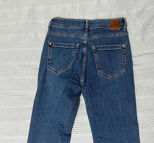 xs Beden mavi Renk Mango Flare Jean