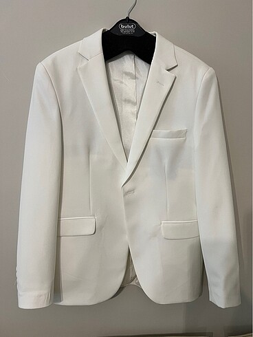 Erkek beyaz blazer ceket
