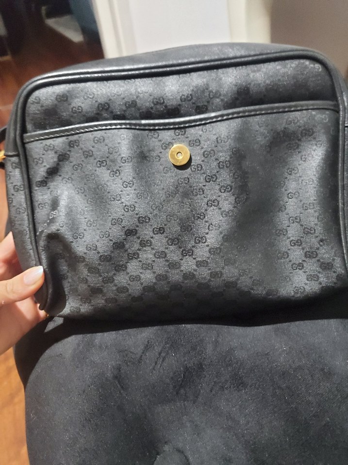 Gri Deri Kadın Çanta - Görsel 3