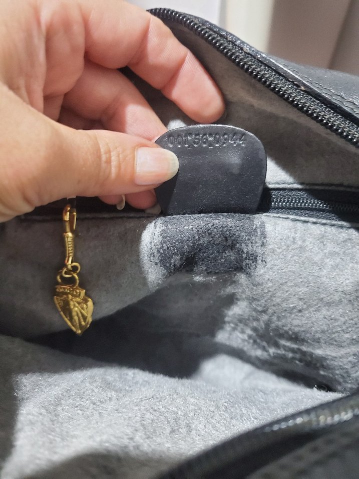 Gri Deri Kadın Çanta - Görsel 5